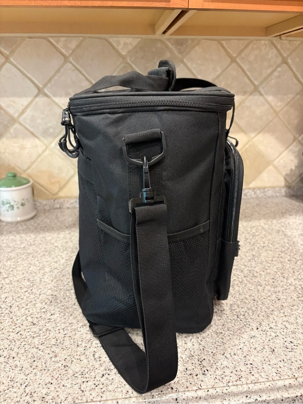 Picnic Cooler Backpack Double Insulated Black